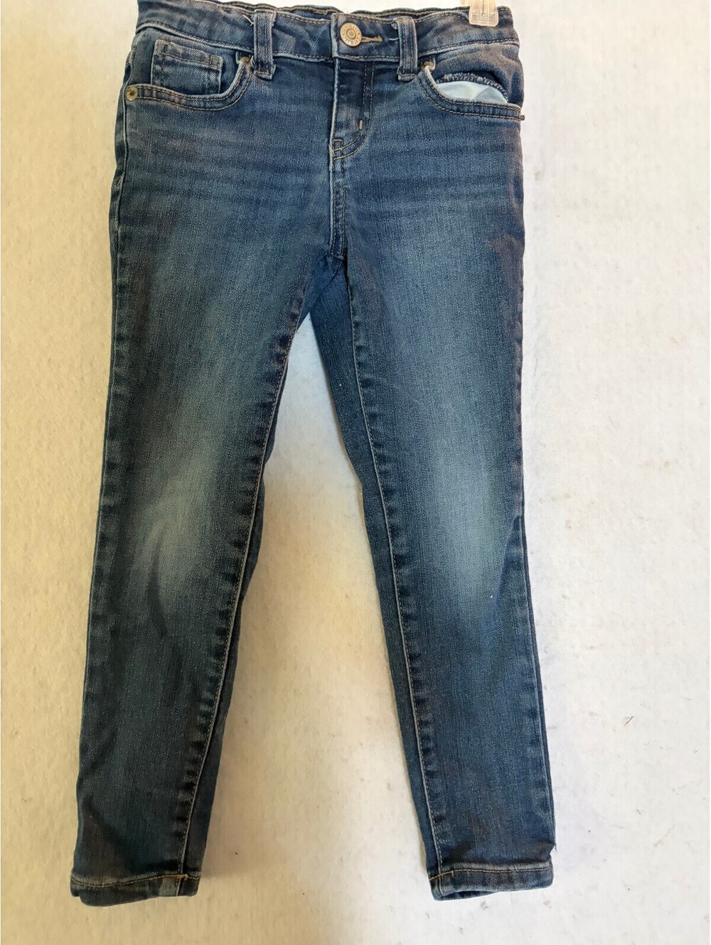 Cat & Jack Adjustable Size 6 Blue Skinny Jeans for Girls